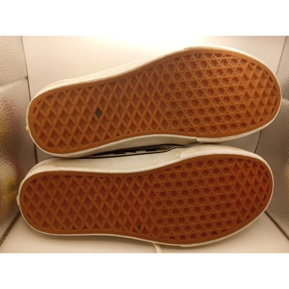 Rare Vans Off The Wall Old Skool Chex Skate Multi-Color Lace Up Shoes M 7, W 8.5 - Picture 8 of 11